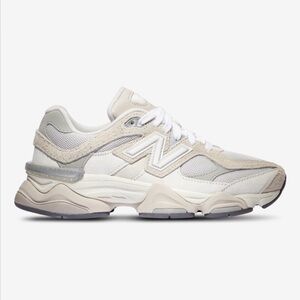 New Balance Women's White and Beige Sneakers 9060